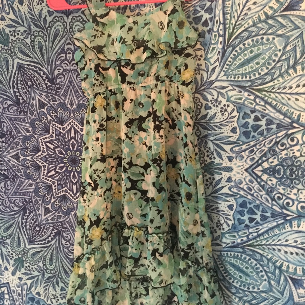 Summer dress with flowers